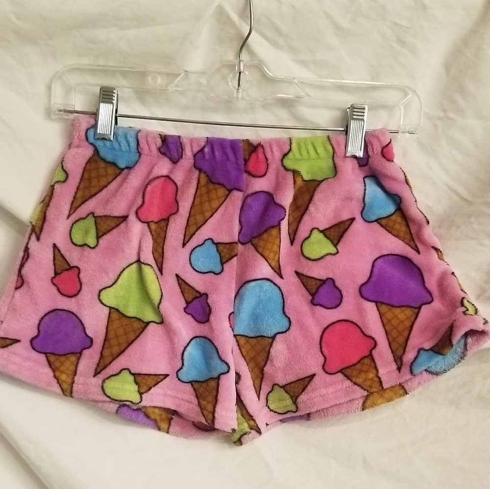 Confetti girls PJ shorts fleece